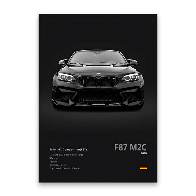 Cars Wall Art Print Poster
