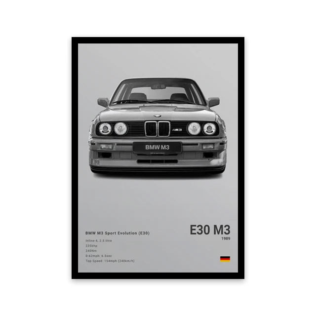 Cars Wall Art Print Poster
