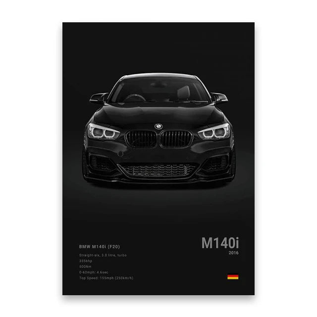 Cars Wall Art Print Poster