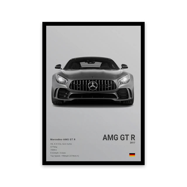 Cars Wall Art Print Poster