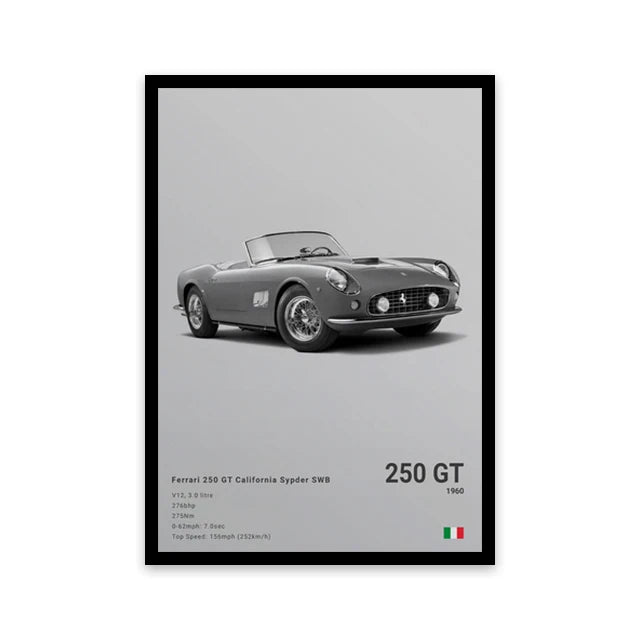 Cars Wall Art Print Poster