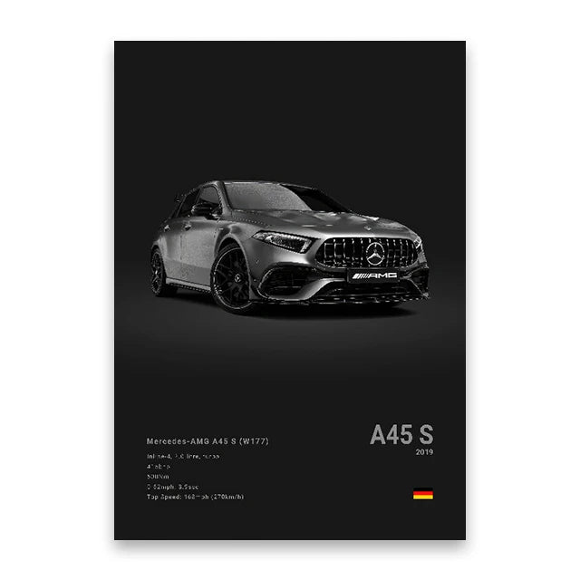 Cars Wall Art Print Poster