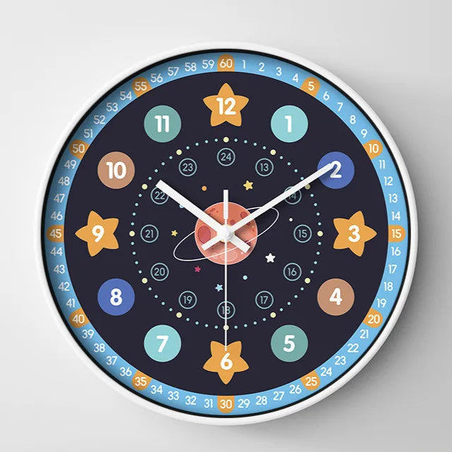 Cartoon theme clock