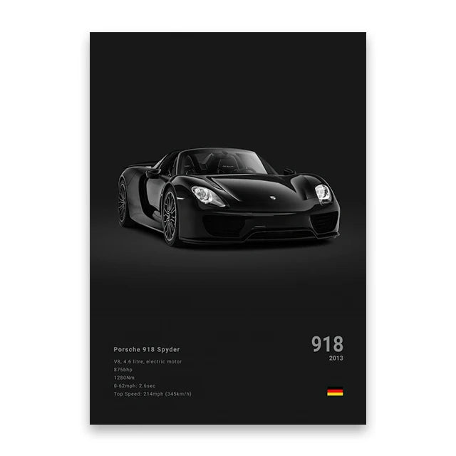 Cars Wall Art Print Poster