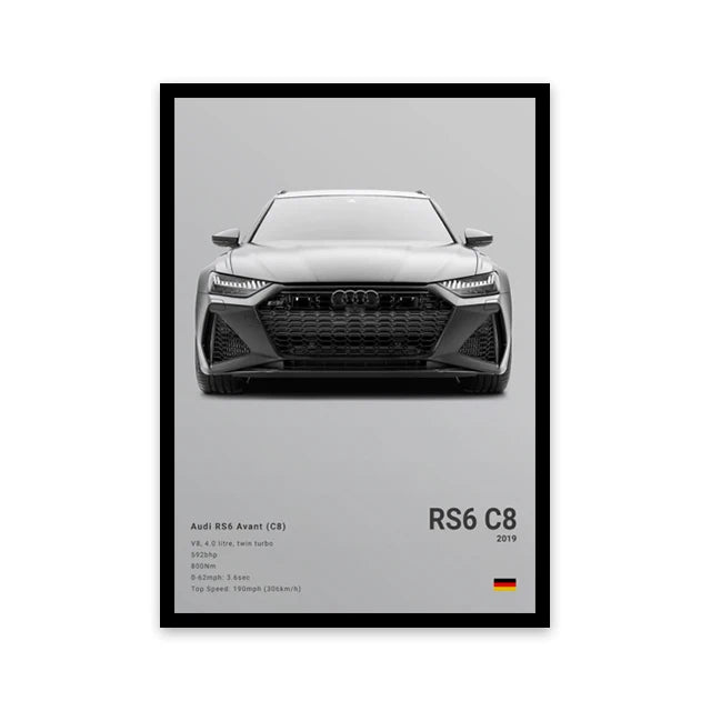 Cars Wall Art Print Poster