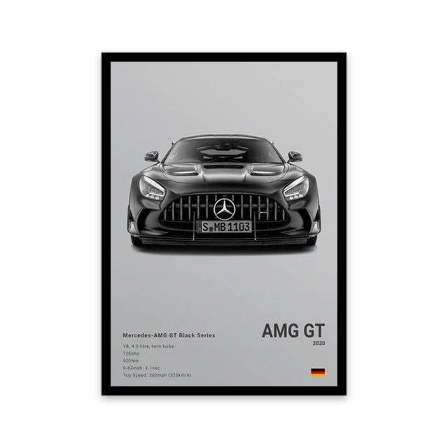 Cars Wall Art Print Poster