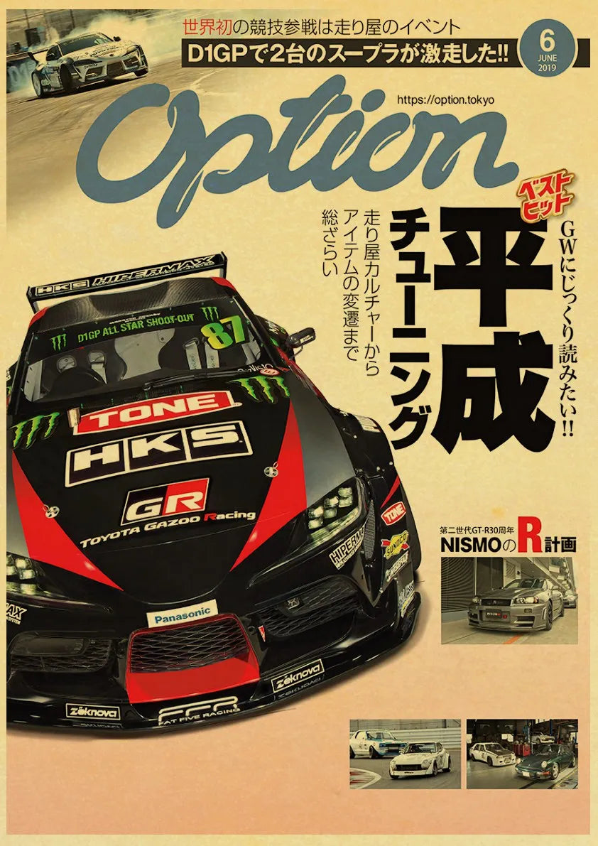 Racing Retro Posters