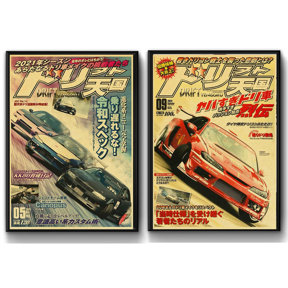 Racing Retro Posters