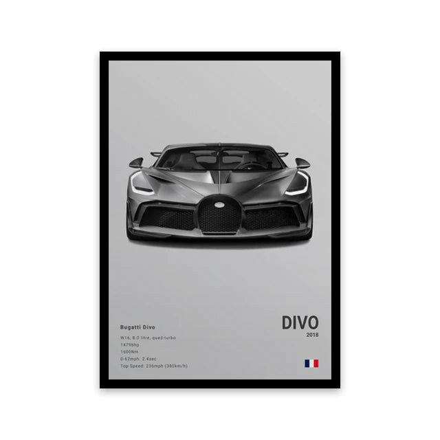 Cars Wall Art Print Poster