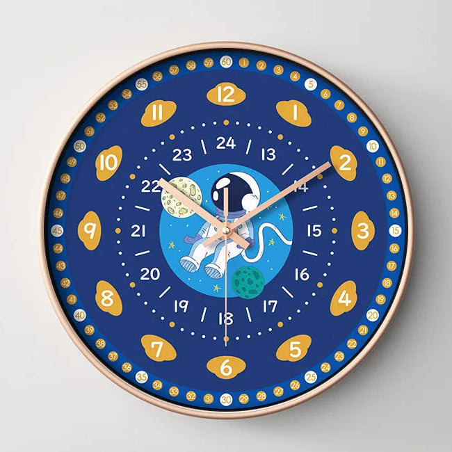 Cartoon theme clock