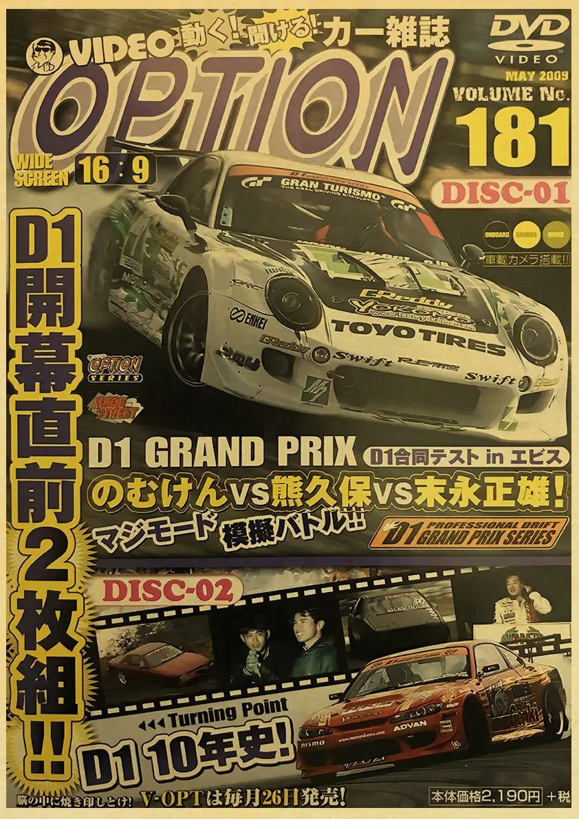 Racing Retro Posters