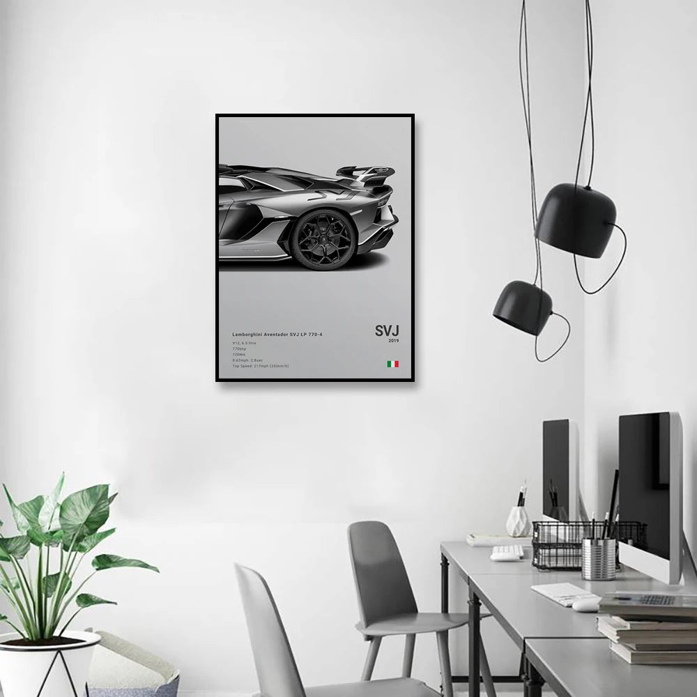 Cars Wall Art Print Poster