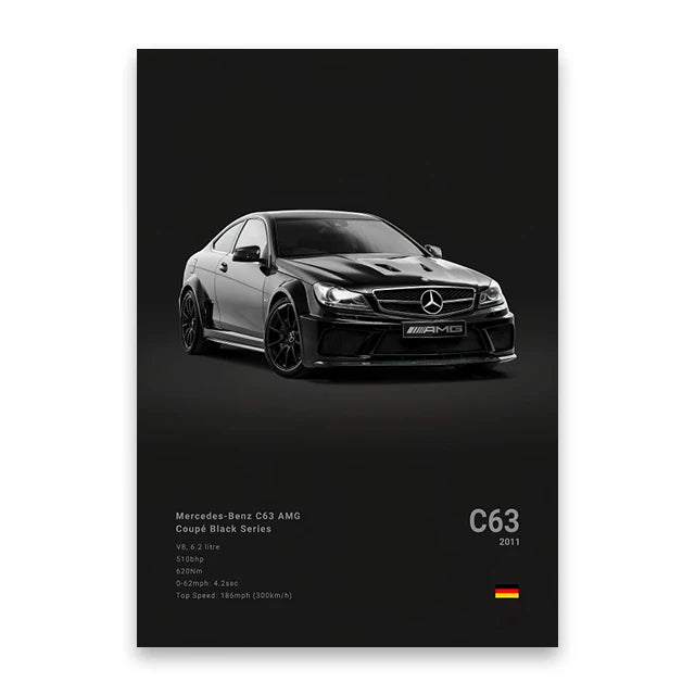 Cars Wall Art Print Poster