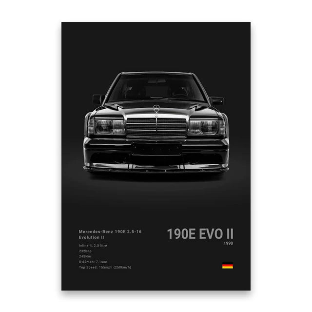Cars Wall Art Print Poster