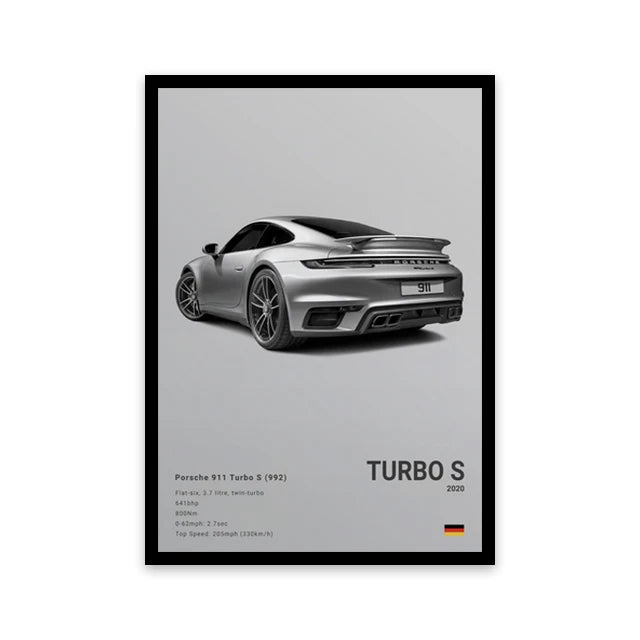 Cars Wall Art Print Poster