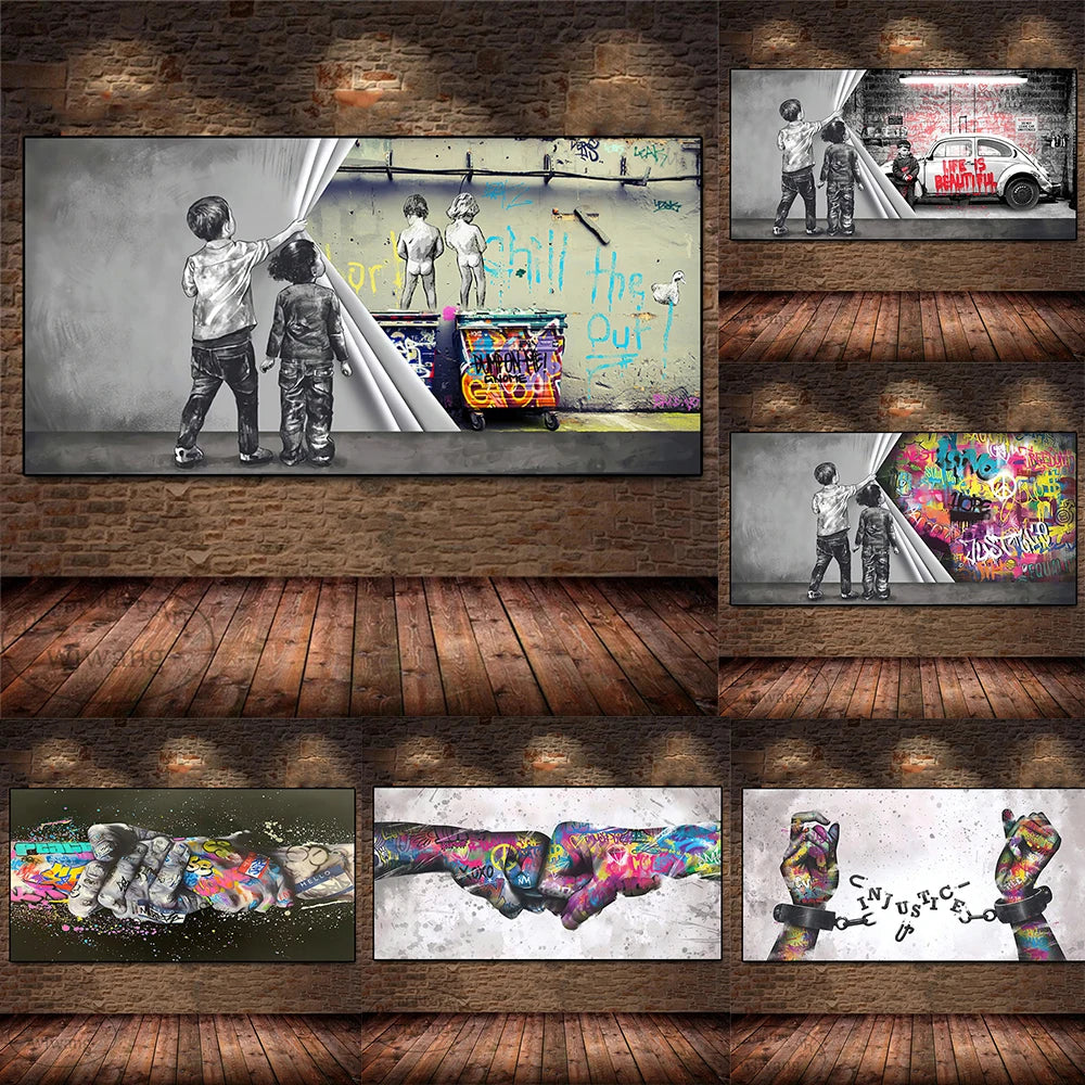 Wall Art Graffiti Street Art Posters