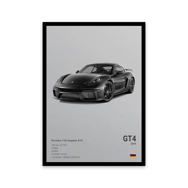 Cars Wall Art Print Poster