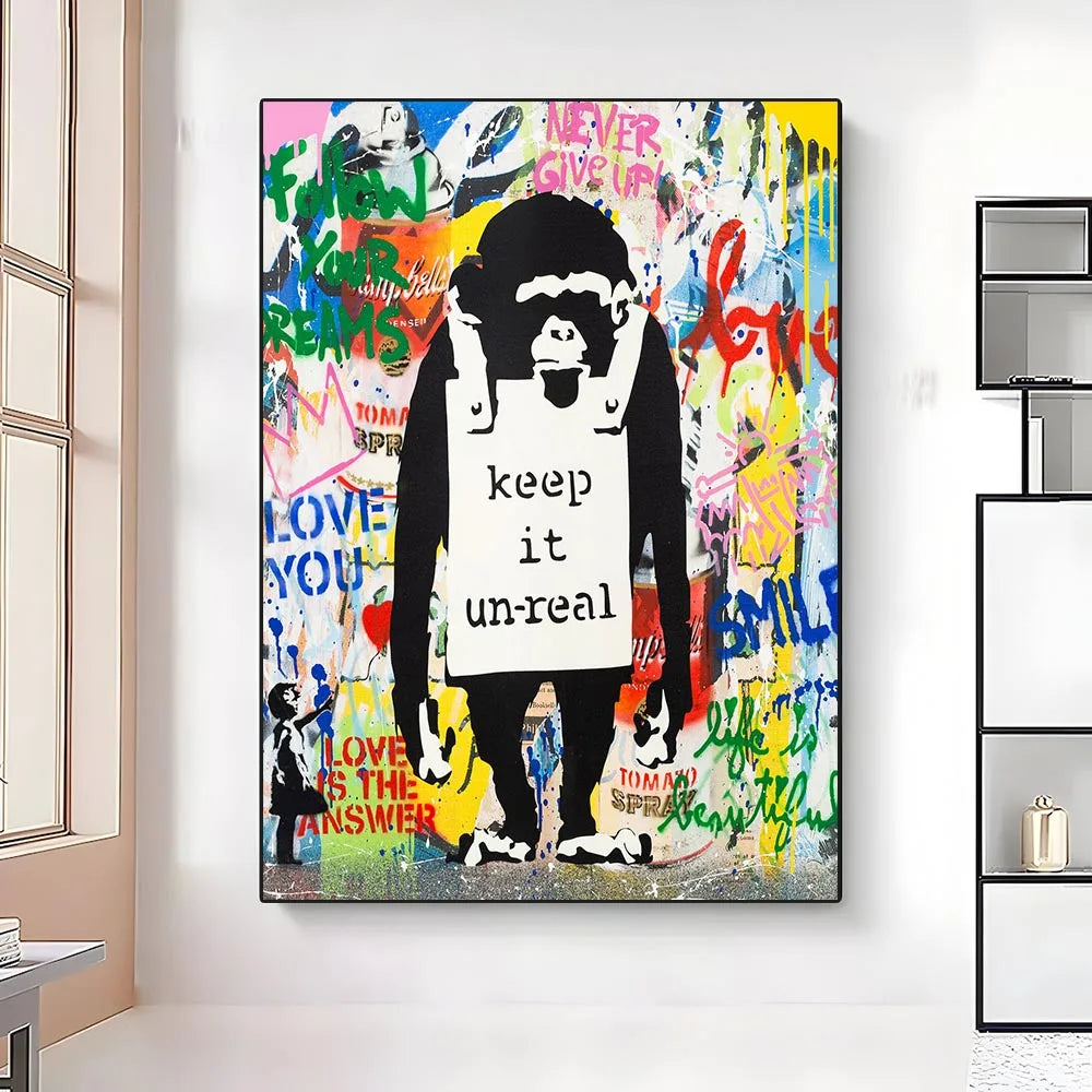 Graffiti Pop Canvas Painting