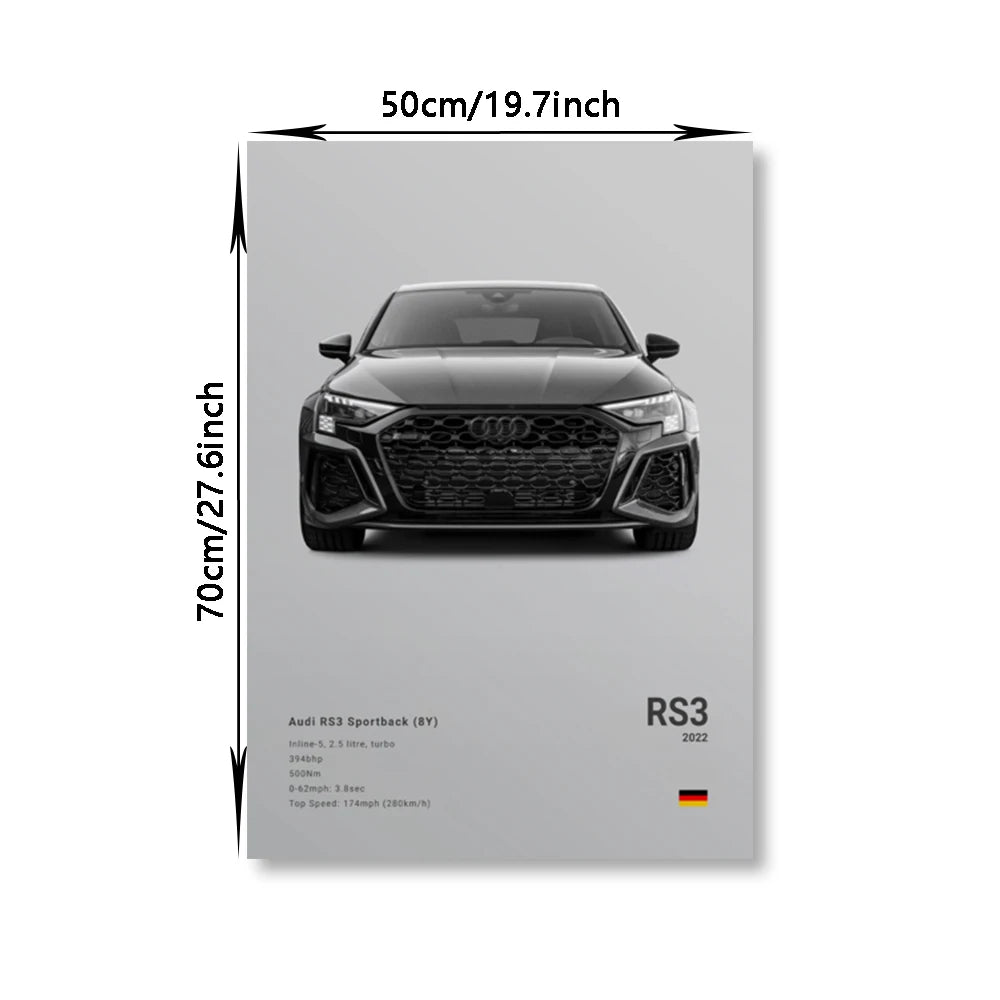 Cars Wall Art Print Poster
